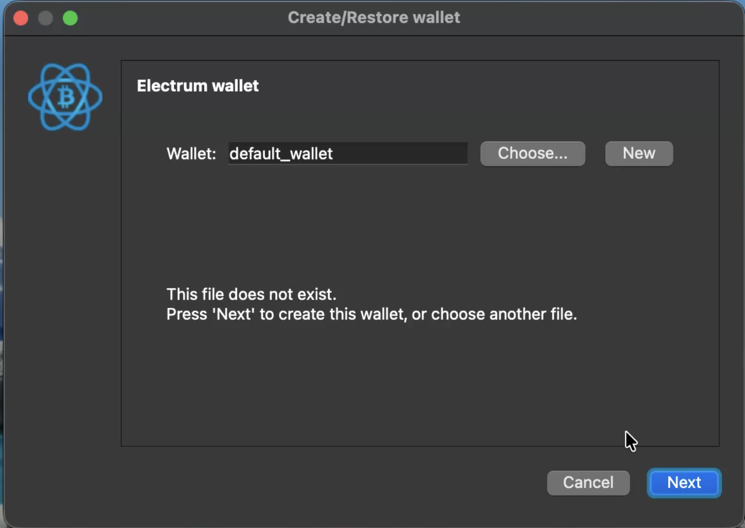 Deriving a native pegout address in Electrum